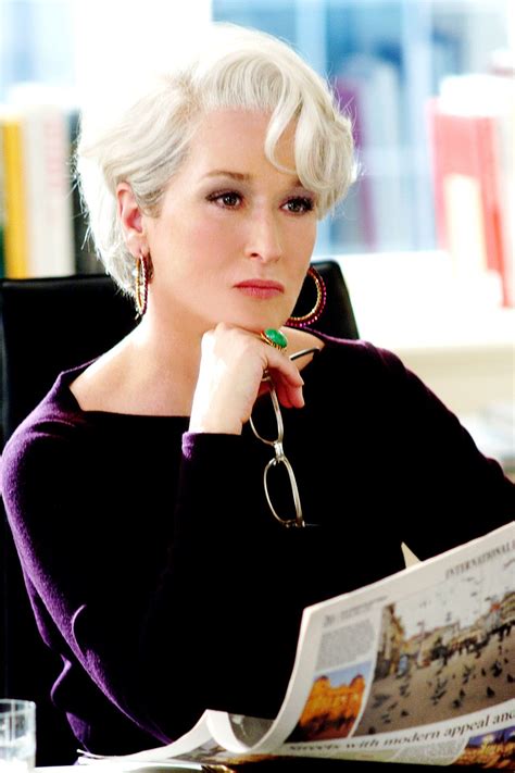 meryl streep prada haircut|meryl streep hair color.